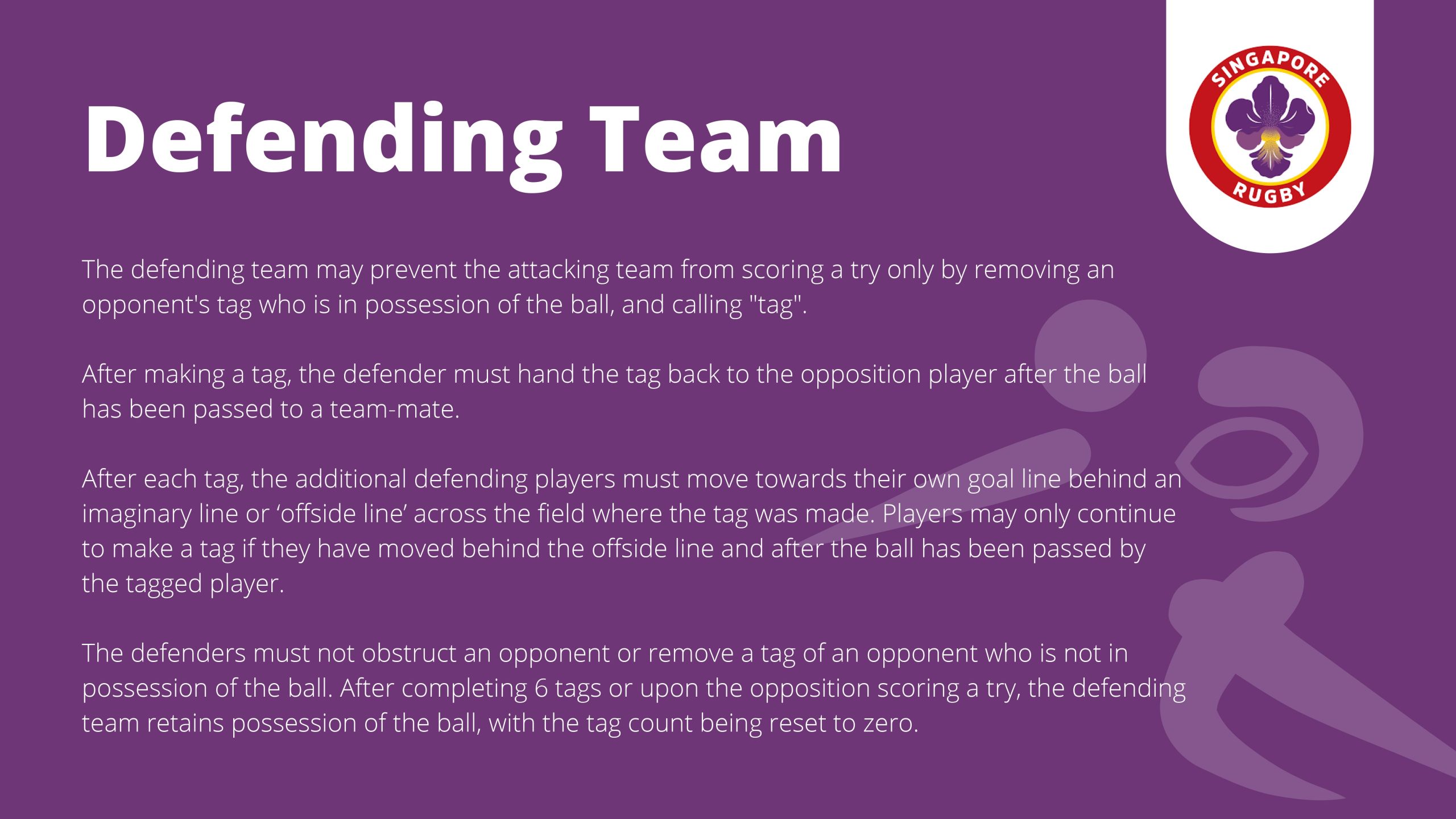 Tag Rugby Laws 2022 Singapore Rugby Union