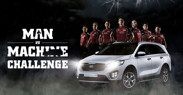 KIA’s Man vs. Machine Sorento Challenge