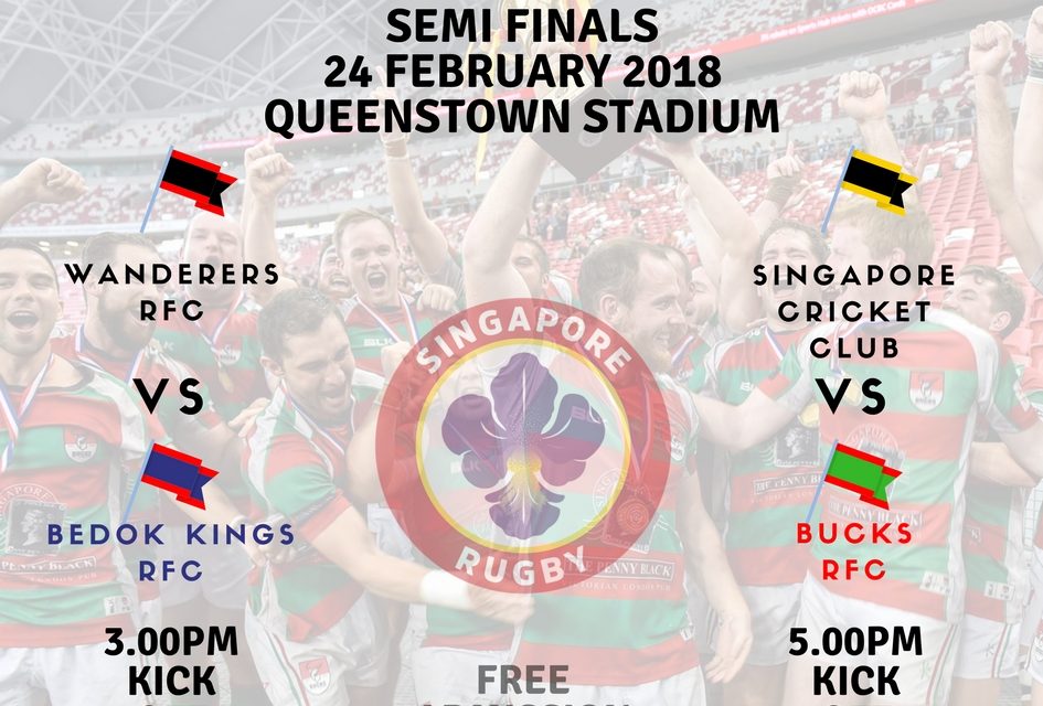 SRU National League Premiership Semi-Finals.